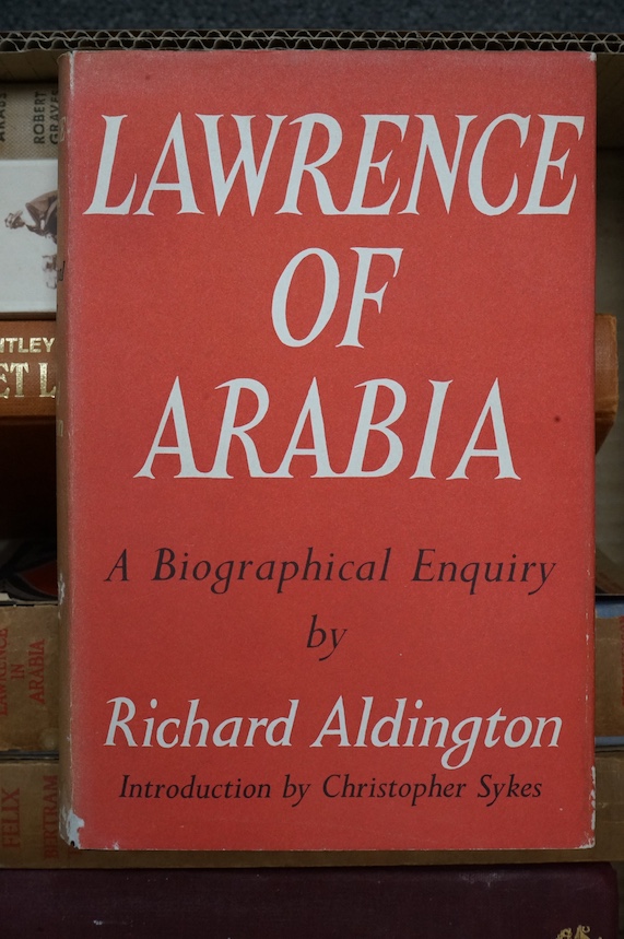 Lawrence, T.E - a collection of biographies - Wilson, Jeremy -,Lawrence of Arabia. The Authorised Biography, 1989 and a further copy to accompany the exhibition at the National Portrait Gallery, 9th December 1988-12th Ma